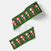 Sinterklaas met aftekening van Peru Grosgrain Lint (Achterkant)