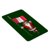 Sinterklaas met aftekening van Peru Magneet (Rechterzijde)