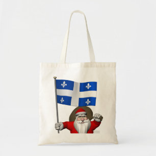 Sinterklaas met aftekening van Québec CDN Tote Bag