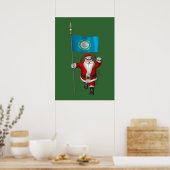 Sinterklaas met aftekening van South Dakota Poster (Keuken)