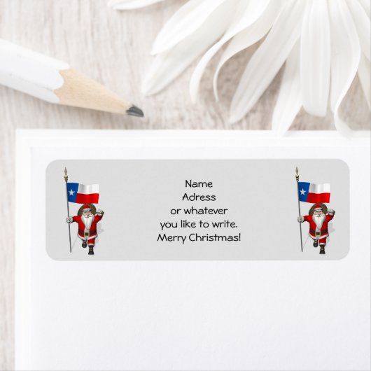 Sinterklaas met aftekening van Texas Etiket (Insitu)