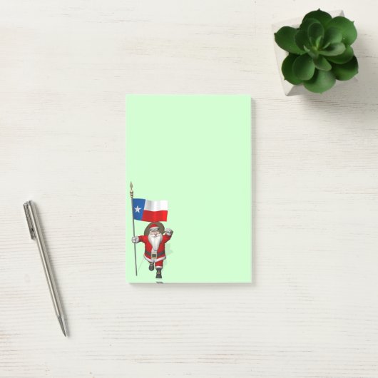 Sinterklaas met aftekening van Texas Post-it® Notes (Kantoor)