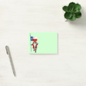 Sinterklaas met aftekening van Texas Post-it® Notes (Kantoor)