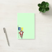 Sinterklaas met aftekening van Trenton NJ Post-it® Notes (Kantoor)