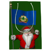 Sinterklaas met aftekening van Vermont Medium Cadeauzakje (Voorkant)