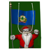 Sinterklaas met aftekening van Vermont Medium Cadeauzakje (Achterkant)