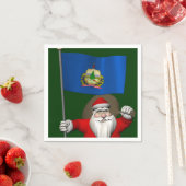 Sinterklaas met aftekening van Vermont Servetten (Insitu)