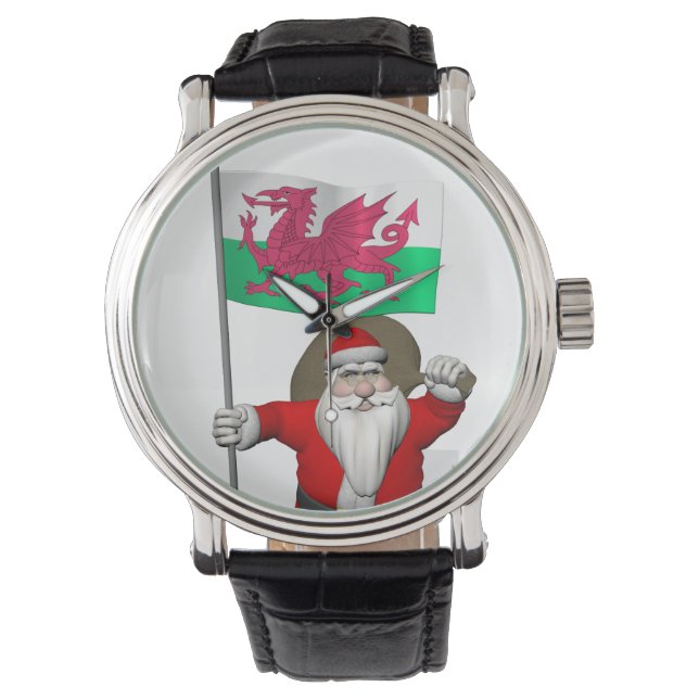 Sinterklaas met aftekening van Wales Horloge (Voorkant)