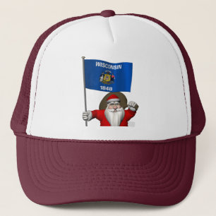 Sinterklaas met aftekening van Wisconsin Trucker Pet