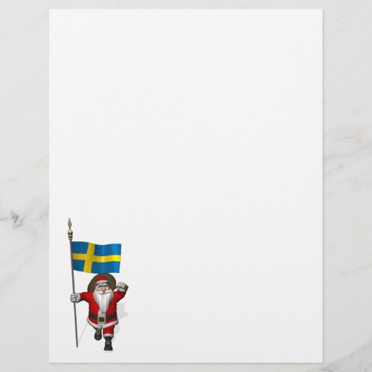 Sinterklaas met aftekening van Zweden (Voorkant)