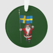 Sinterklaas met aftekening van Zweden Ornament (voorkant)