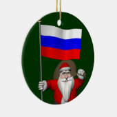 Sinterklaas met aftreden van Rusland Keramisch Ornament (Rechts)