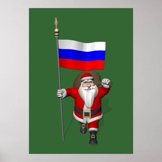 Sinterklaas met aftreden van Rusland Poster (Voorkant)