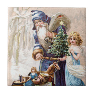 Sinterklaas met Angel Tegeltje