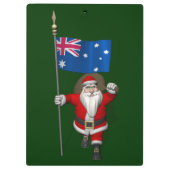 Sinterklaas met Australische aftekening Klembord (Achterkant)