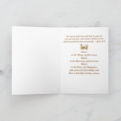 Sinterklaas met Baby Jesus Kerstvakantie Kaart (Binnen)