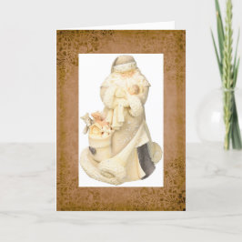 Sinterklaas met Baby Jesus Kerstvakantie Kaart