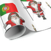 Sinterklaas met Bandeira de Portugal Cadeaupapier (Rol Hoek)