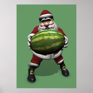 Sinterklaas met Big Melon Poster