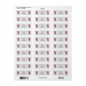 Sinterklaas met bord van Tennessee Etiket (Full Sheet)