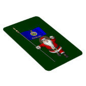 Sinterklaas met bordje Kansas Magneet (Rechterzijde)