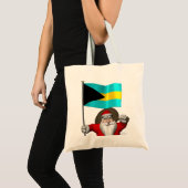 Sinterklaas met bordje van de Bahama's Tote Bag (Voorkant (product))
