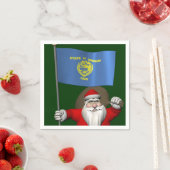 Sinterklaas met borduurwerk servetten (Insitu)