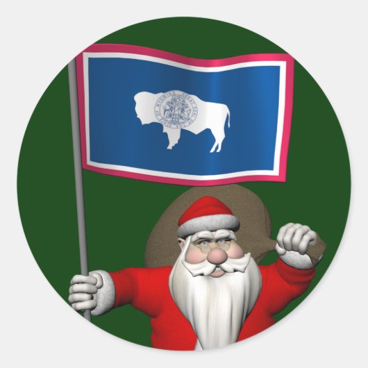 Sinterklaas met borduurwerk sticker (Voorkant)