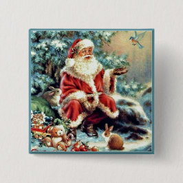 Sinterklaas met Button van de Chirstmas van bosdie