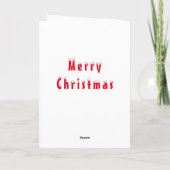 Sinterklaas met Cadeau Kerst Kaart (Achterkant)