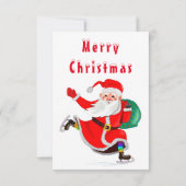 Sinterklaas met Cadeau Kerst Kaart (Achterkant)