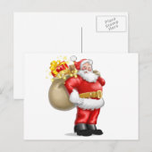 Sinterklaas met Cadeaus Feestdagenkaart (Voorkant / Achterkant)