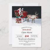 Sinterklaas met cadeaus kaart (Voorkant)