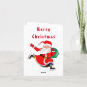 Sinterklaas met Cadeaus Kerstmis Kaart (Achterkant)
