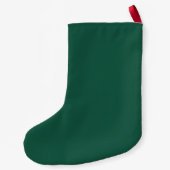 Sinterklaas met cadeaus kleine kerstsok (Achterkant)