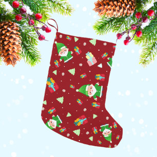 Sinterklaas met cadeaus kleine kerstsok