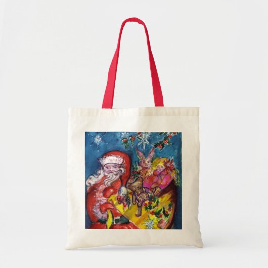 Sinterklaas met cadeaus tote bag (Voorkant)