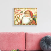 Sinterklaas met cadeautjes canvas afdruk (Insitu (Woonkamer))