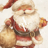 Sinterklaas met Cadeauzakje Kerst Poster