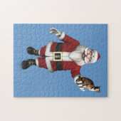 Sinterklaas met Calico Cat Legpuzzel (Horizontaal)