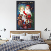 Sinterklaas met Christus Kind Canvas Afdruk (Insitu (Slaapkamer))