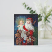 Sinterklaas met Christus Kind Feestdagenkaart (Staand voorkant)