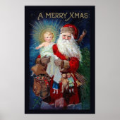 Sinterklaas met Christus Kind Poster (Voorkant)