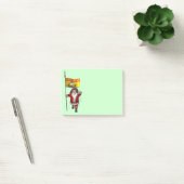 Sinterklaas met de vlag van New Brunswick CDN Post-it® Notes (Kantoor)