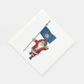Sinterklaas met de vlag van Utah Servet (Hoek)