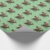 Sinterklaas met Dino Cadeaupapier (Hoek)