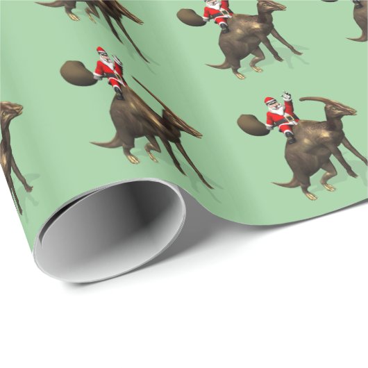 Sinterklaas met Dino Cadeaupapier (Rol Hoek)