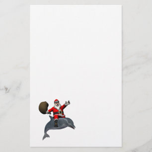 Sinterklaas met dolfijn briefpapier
