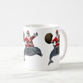 Sinterklaas met dolfijn koffiemok (Voorkant rechts)