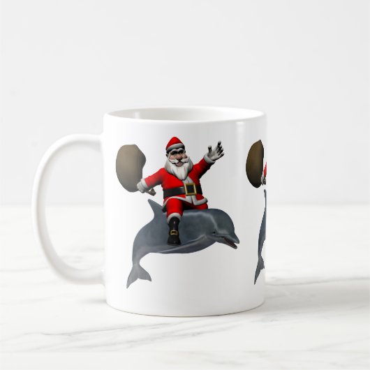 Sinterklaas met dolfijn koffiemok (Links)